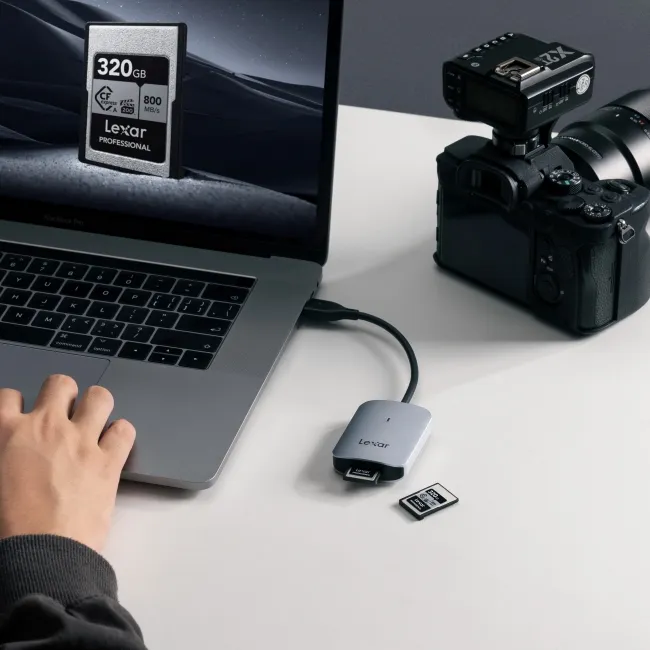 USB 3.2 Gen 2 Performance Quickly offload 8K videos and large files with blazing-fast USB 3.2 Gen 2 performance.